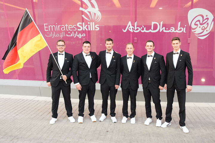 Einmal Silber und drei Medallions for Excellence für das Nationalteam Deutsches Baugewerbe.